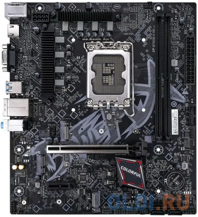   Colorful BATTLE-AX B760M-K D5 V20 Z760 LGA1700 2xDDR5 1xPCIEx16 1xPCIEx1 2xM.2 5xUSB3.2Gen1 3xUSB2.0 4xSATA3.0 1G VGA HDMI M-ATX RTL  --