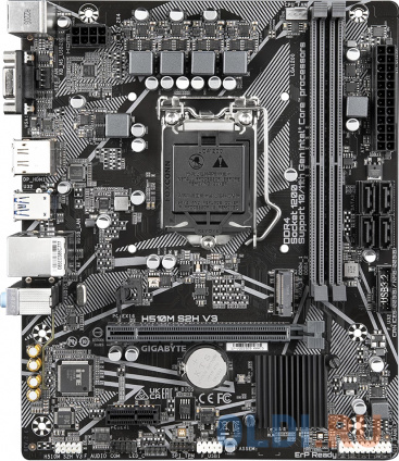  GIGABYTE H510M S2H V3 2.0, LGA1200, Q470, 2*DDR4, 4*SATA, 1*M.2, 2*USB 3.2, 4*USB 2.0, 1*PCIx16, 1*PCIx1, D-Sub+HDMI+DP, mATX  -