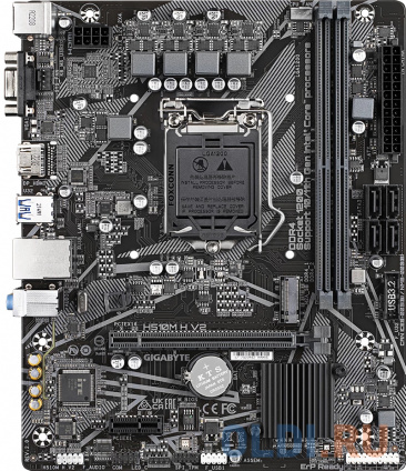  GIGABYTE H510M H V2, LGA1200, Q470, 2*DDR4, 4*SATA, 1*M.2, 2*USB 3.2, 4*USB 2.0, 1*PCIx16, 1*PCIx1, D-Sub+HDMI, mATX  --