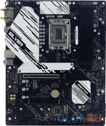    Biostar B760A-Silver Soc-1700 Intel B760 4xDDR5 ATX AC`97 8ch(7.1) 2.5Gg RAID+VGA+HDMI+DP  -