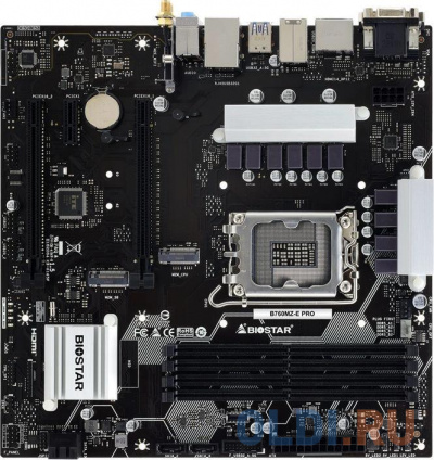    Biostar B760MZ-E PRO Soc-1700 Intel B760 4xDDR5 mATX AC`97 8ch(7.1) 2.5Gg RAID+VGA+DVI+HDMI+DP  