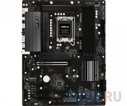  ASROCK Z890 PRO-A, LGA1851, Z890, 4*DDR5, 4*SATA, 4*M.2, 4*USB 3.2, 4*USB 2.0, Type-C, 1*PCIx16, 2*PCIx4, 1*M.2 (Key E), HDMI+DP, ATX  