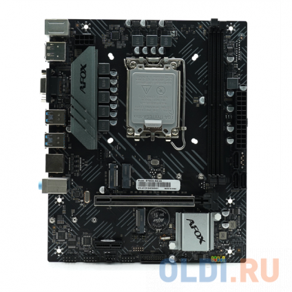  AFOX B760D5-MA-V4 (Socket 1700, mATX, 2*DDR5(64Gb), VGA+ HDMI+DP, 3*SATA3, 2*M.2, 1*PCIEx16/1*PCIEx1, 4*USB 3.0, 2 x PS/2, LAN 1*1G, RTL)  