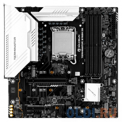    Maxsun MS-Terminator B760M D5 B760, LGA1700, 4*DDR5, 1*PCIEx16, 1*PCIEx4, 3*M.2, 1*TypeC, 4*USB3.2Gen1, 8*USB2.0, 4*SATA3.0, 2.5G, DP, HDMI, M-ATX, RTL  