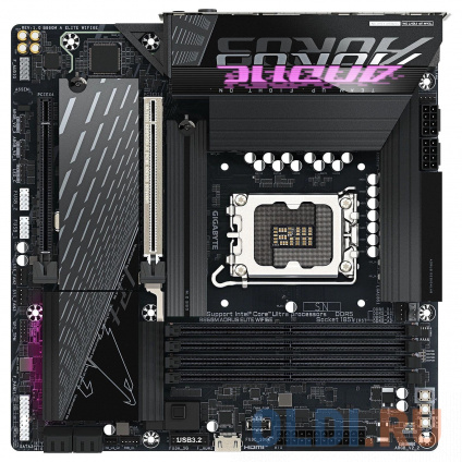   Gigabyte B860M A ELITE WIFI6E Soc-1851 Intel B860 4xDDR5 mATX AC`97 8ch(7.1) 2.5Gg RAID+HDMI+DP  