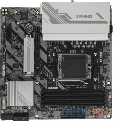    Gigabyte B650M GAMING PLUS WF SocketAM5 AMD B650 4xDDR5 mATX AC`97 8ch(7.1) 2.5Gg RAID+HDMI+DP  