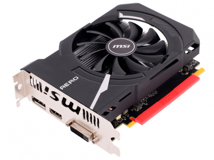   MSI GeForce GTX 1050 AERO ITX 2G OC 2Gb 1404Mhz  