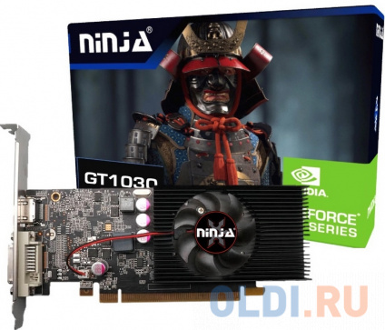  Ninja GT1030 PCIE (384SP) 4GB 64BIT GDDR4 (DVI/HDMI)  