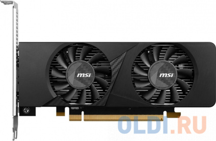   MSI PCI-E 4.0 RTX 3050 LP 6G OC NVIDIA GeForce RTX 3050 6Gb 128bit GDDR6 1807/14000 HDMIx1 DPx3 HDCP Ret  