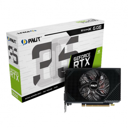   Palit nVidia GeForce RTX 3050 StormX 6144   