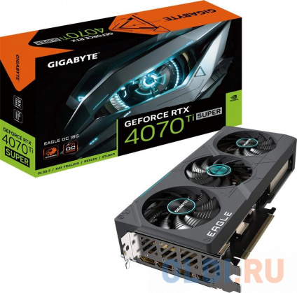   Gigabyte RTX4070Ti SUPER EAGLE OC 16GB GDDR6X 256-bit DPx3 HDMI 3FAN RTL   