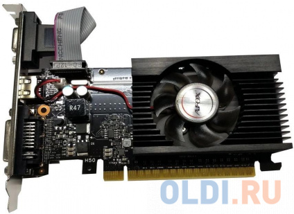   Afox PCI-E AF710-1024D3L5 NVIDIA GeForce GT 710 1Gb 64bit GDDR3 954/1600 DVIx1 HDMIx1 CRTx1 HDCP Ret   