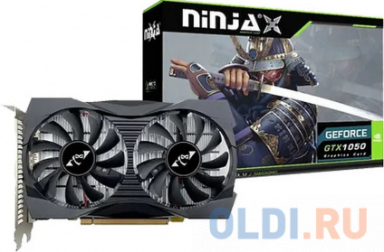   Ninja (Sinotex) GTX1050 4G GDDR5 128BIT DVI DP HDMI 2FAN RTL  