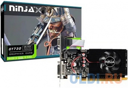   Ninja (Sinotex) GT730 1GB DDR3 128BIT DVI HDMI VGA 1FAN RTL  -