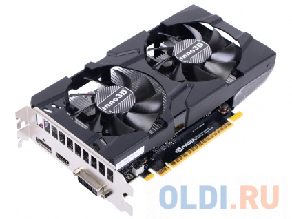   Inno3D GeForce GTX 1050 Ti Twin X2 N105T-1DDV-M5CM 4Gb 1290Mhz   