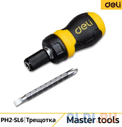      Deli DL626010 PH2+SL6x85 6/PH2x85.  : Cr-V.  : 95-140 .  : 6,3 .  -