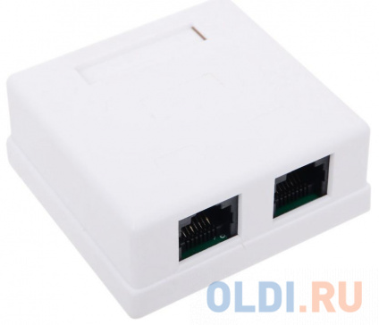    RJ-45 (UTP) 5E .  Telecom TC-SB-2-8P8C-C5E-WH   