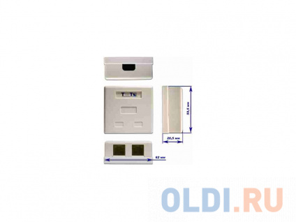   Lanmaster TWT-SM2-4512-WH  1  RJ-45  5  1  RJ-12 UTP   