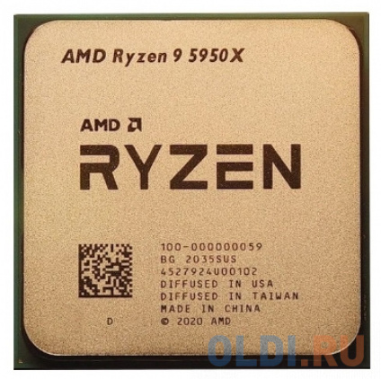   AMD Ryzen 9 5950X OEM 100-000000059  