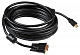 Кабель HDMI- DVI-D 10м Buro позолоченные контакты ферритовые кольца HDMI-19M-DVI-D-10M
